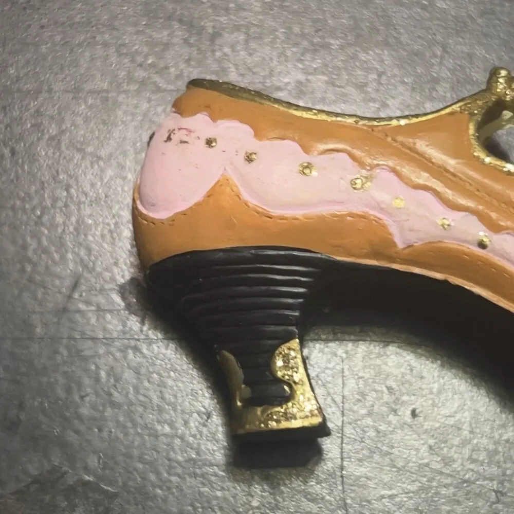 Miniature Shoe Collectible Victorian 3”